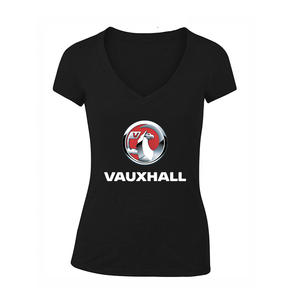 Women's Vauxcall motors V-Neck T-Shirt